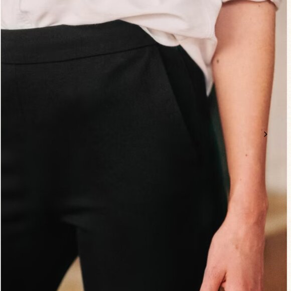 Sezane Clara Trouser-Black Size 6/38 - Picture 4 of 10